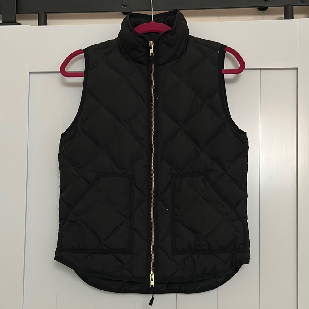 Black Quilted Puffer Vest